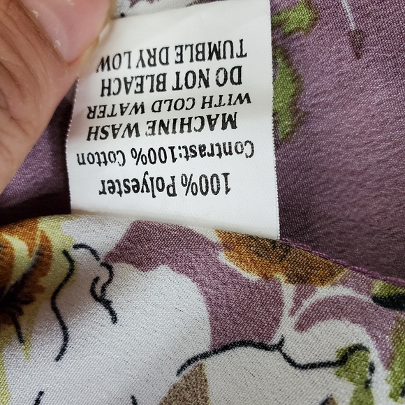 Sun N Moon floral swimsuit cover size large - Picture 11 of 12